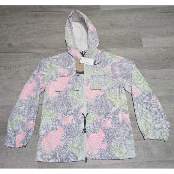 Nike Serena Williams NWT Women’s Sz S Design Crew Hooded Jacket Rain Slicker - Picture 1 of 12